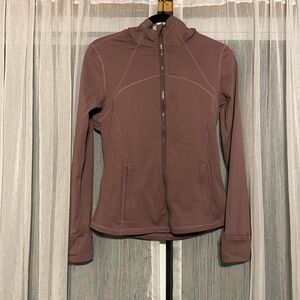 lululemon hooded define jacket nulu dusty pink